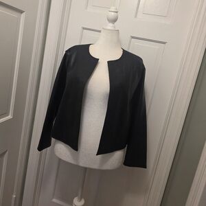 Ann Taylor Black Open-Front Sweater Jacket Size XL, Casual, Stylish, Chic